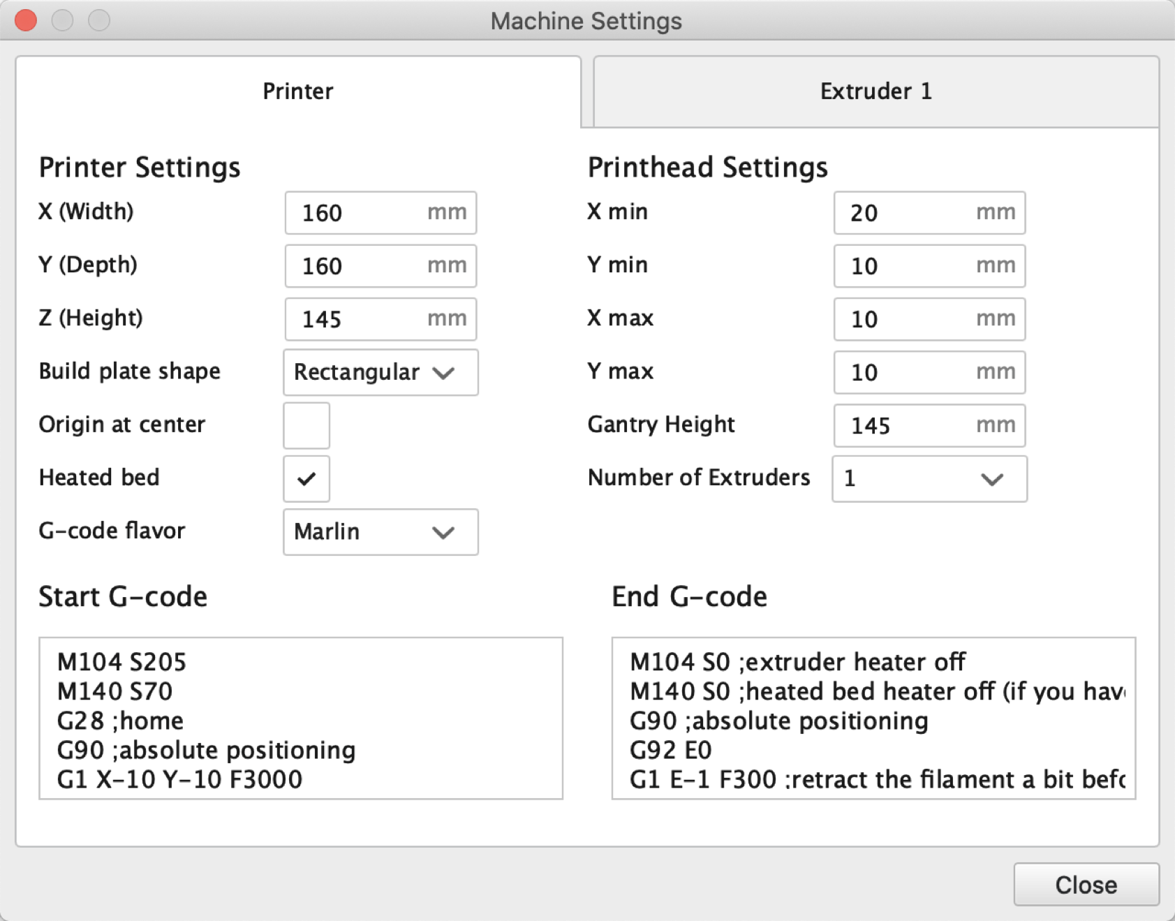 What Is The Recommended 3d Printing Settings In Cura Or Simplify3d For Snapmaker 2 0 Snapmaker