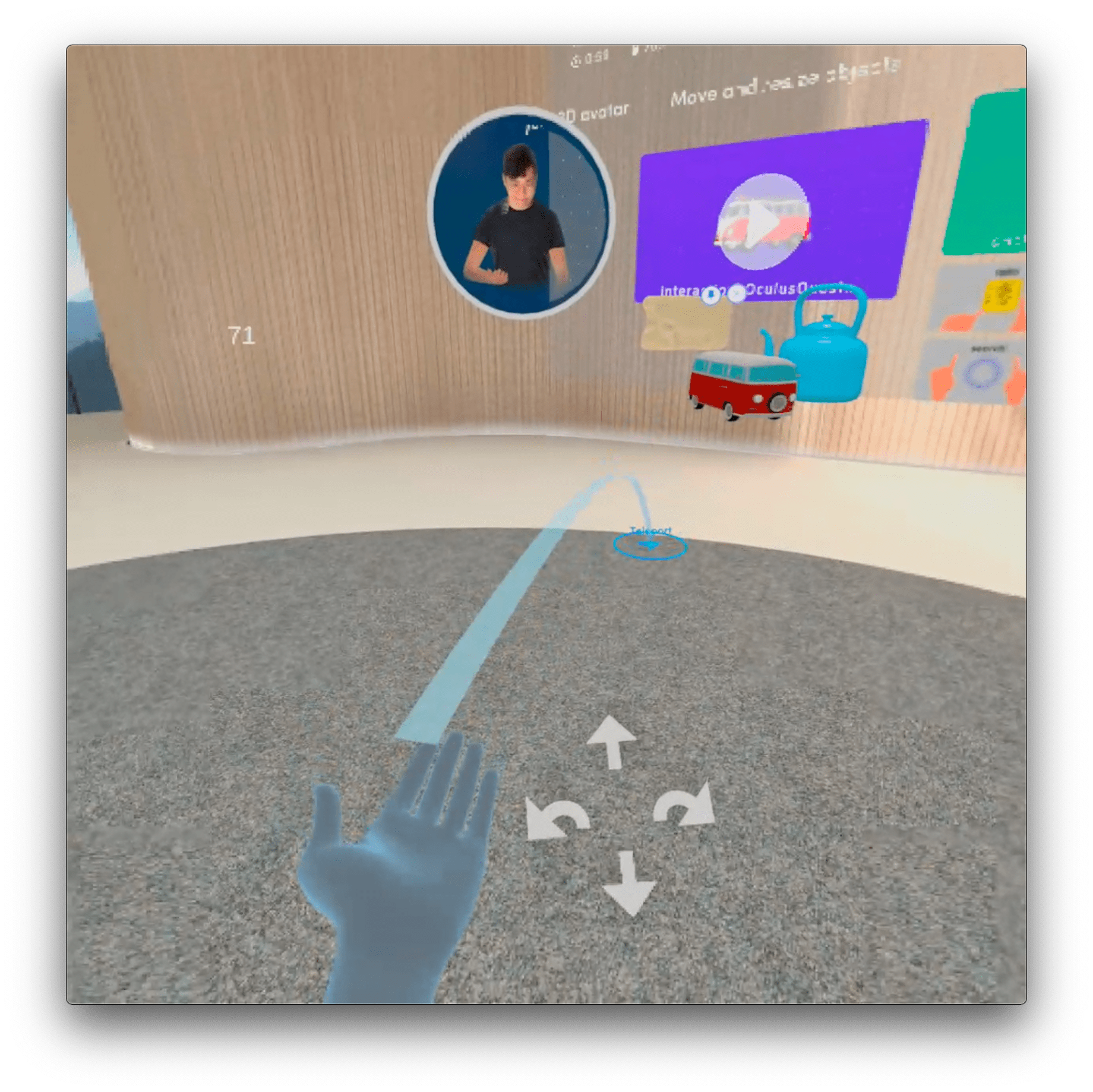 Hand tracking on quest