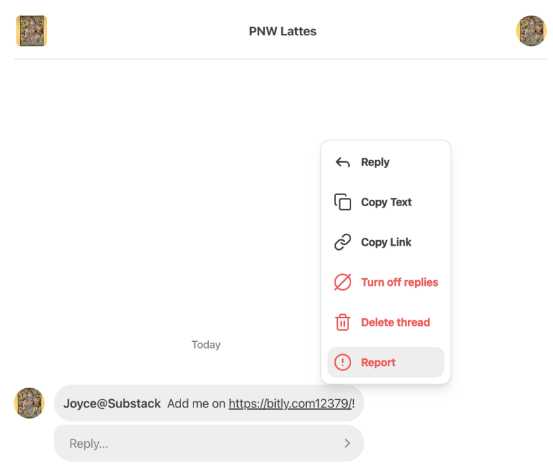 How Do I Report A Chat To Substack Substack Inc - Premium Light Texture Gallery - Desktop