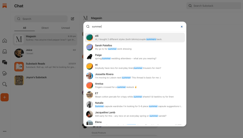 Do S Substack Subscriber Chat - Gorgeous Mountain Design - Desktop