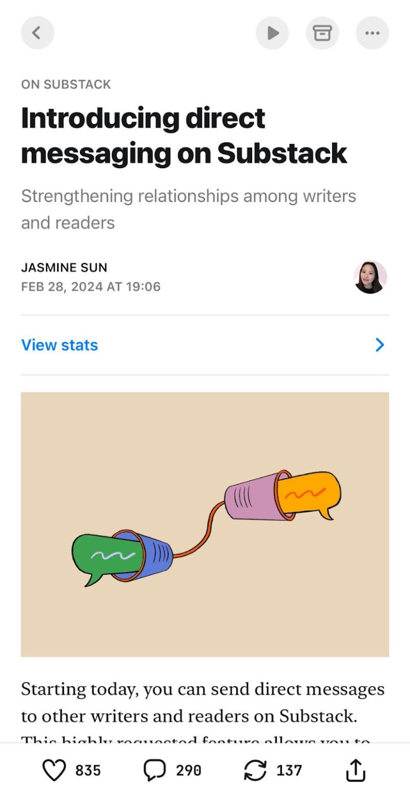 How To Check Your Substack Post Stats On The App Substack Tools - Premium Colorful Photo Gallery - HD