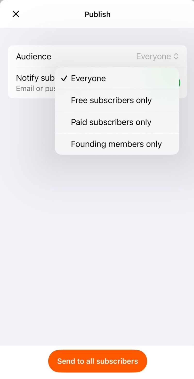 How To Publish A Post From The Substack App Substack Inc - Best Gradient Arts in 8K