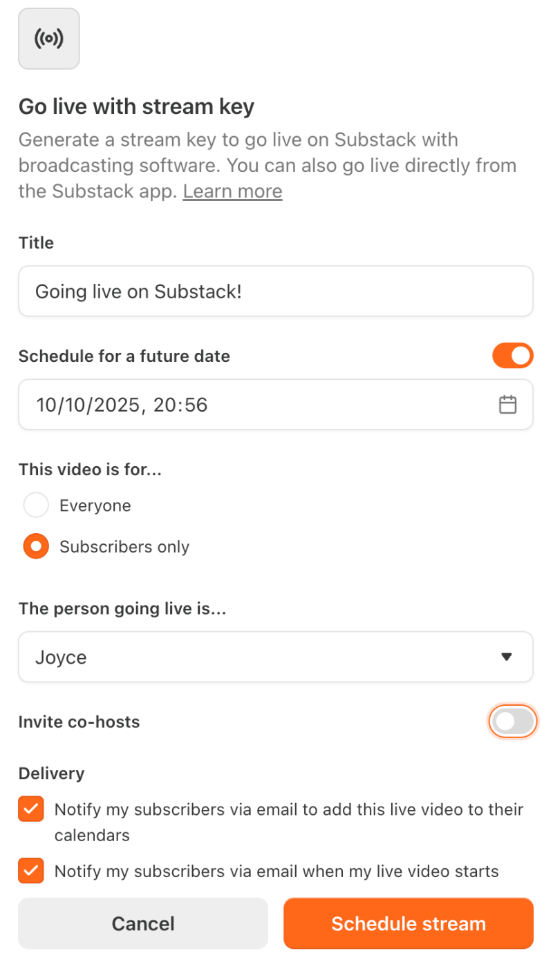Live Video On Substack Via Rtmp Substack Inc - HD Abstract Illustrations for Desktop