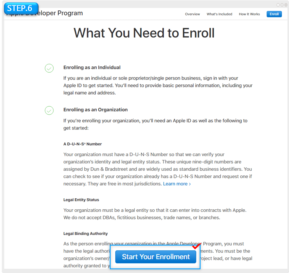 App store apple developer account registration
