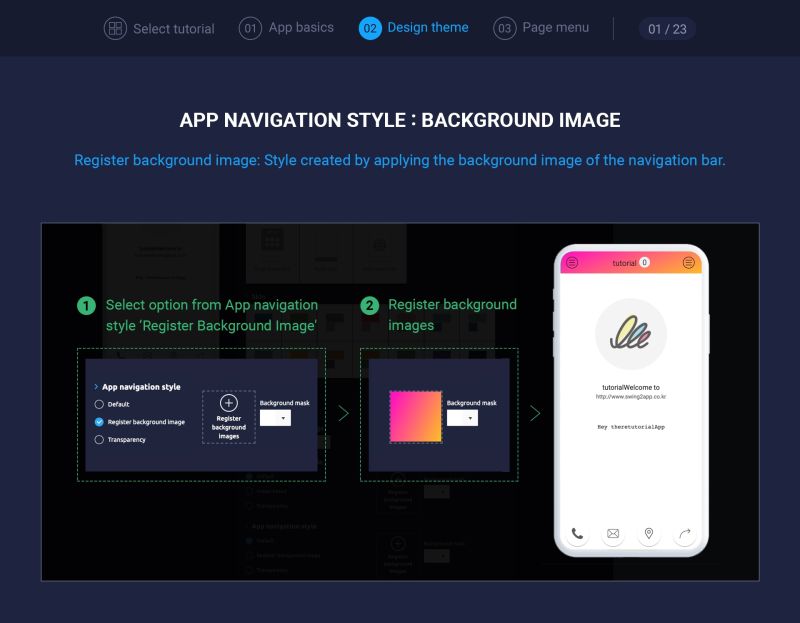 Installation Swing Software Docs - Minimal Designs - Professional Mobile Collection