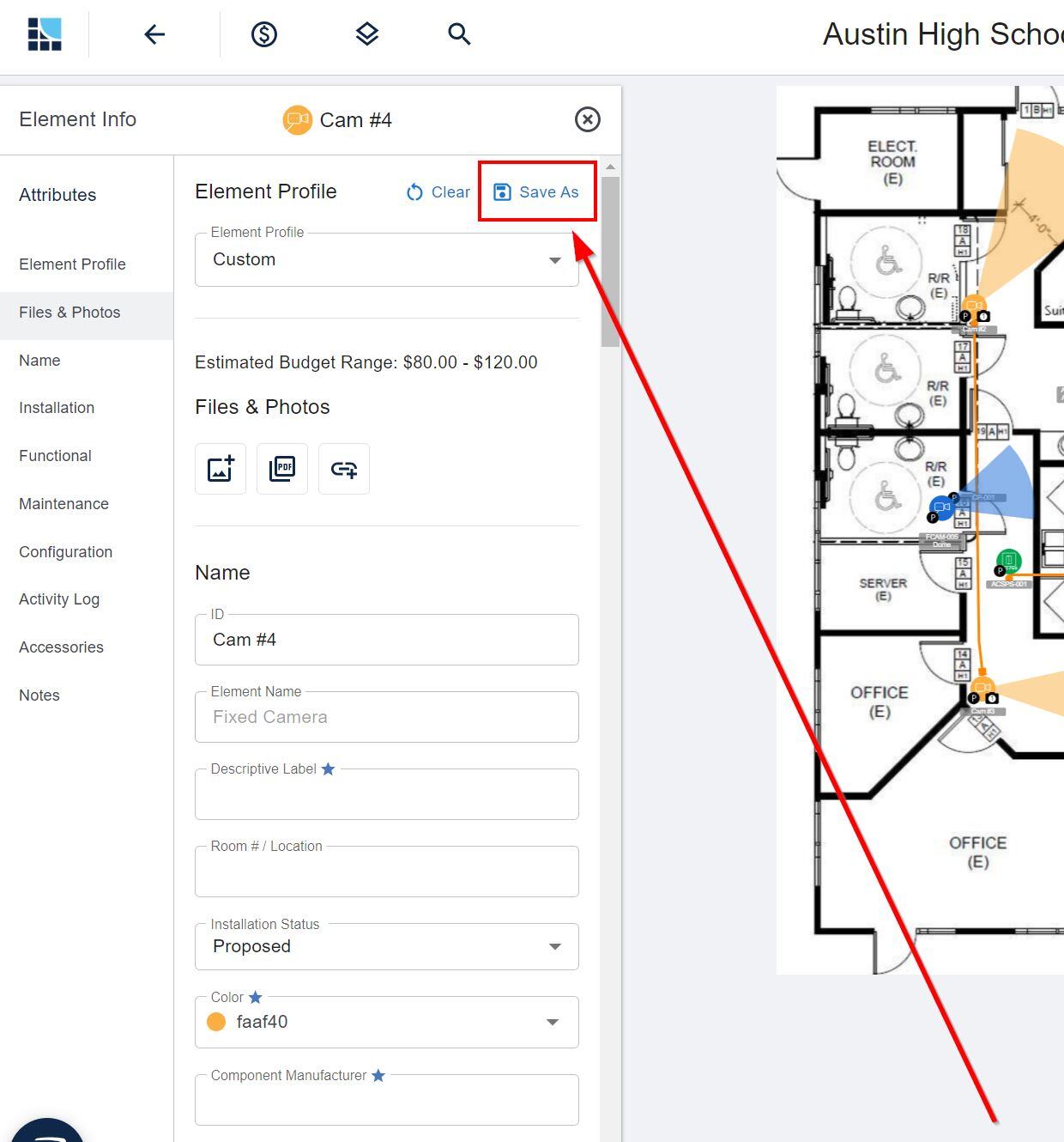 Applying Element Profiles Classic Editor - Premium Space Art Gallery - Full HD