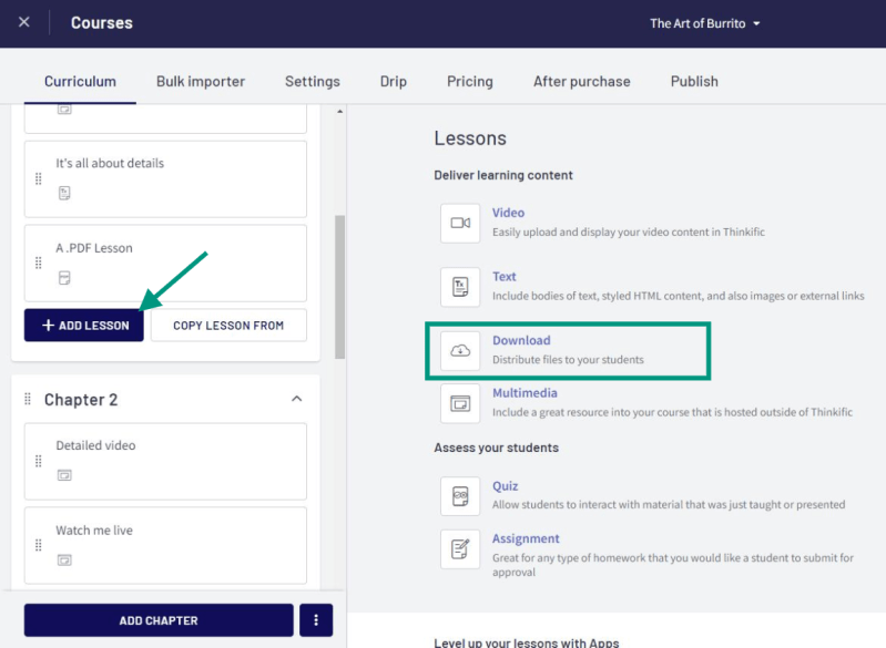 Create A Downloads Lesson Thinkific - Mobile Geometric Wallpapers for Desktop
