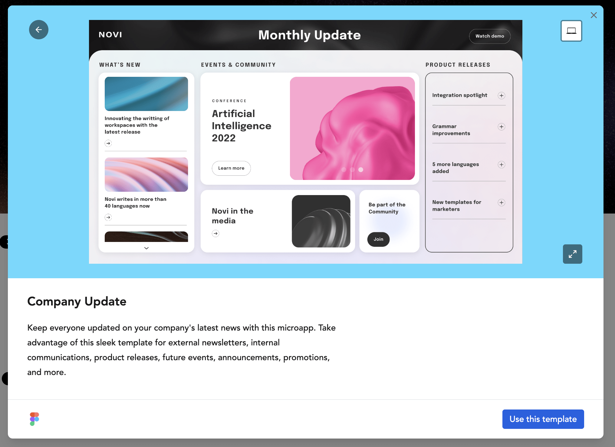 Custom Microapp Templates - Professional Ocean Photo - HD