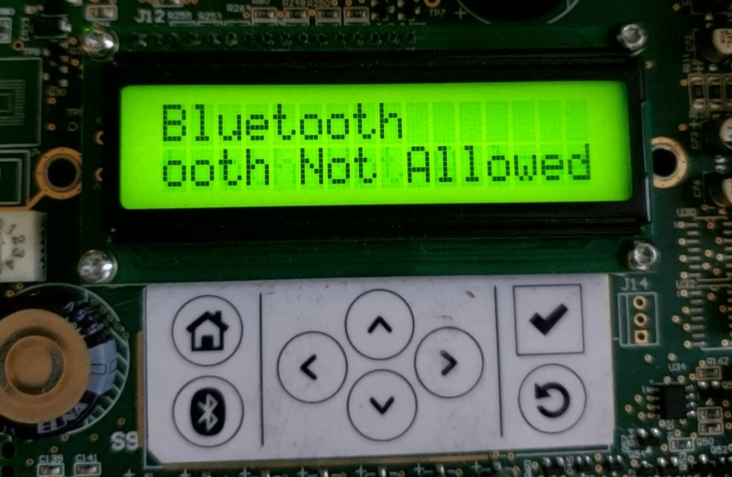 *lcu symbio 700 bluetooth disable