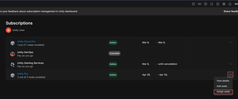 How Do I Assign A Unity Subscription License Seat To A User Unity - Premium Geometric Pattern Gallery - 8K
