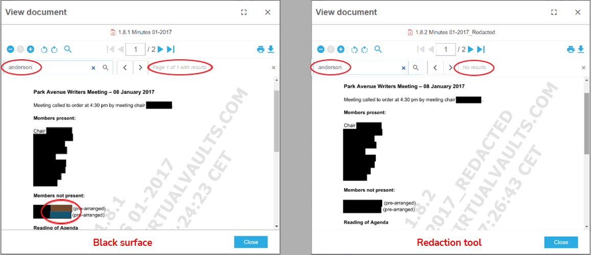 Redacting a scanned file (tiff, jpeg, png, etc.). Redacted Documents Virtual Vaults Help Center