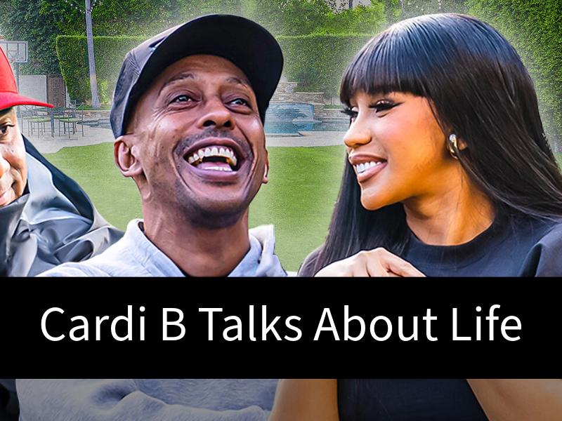Cardi B Talks about Life and more in the popular podcast
