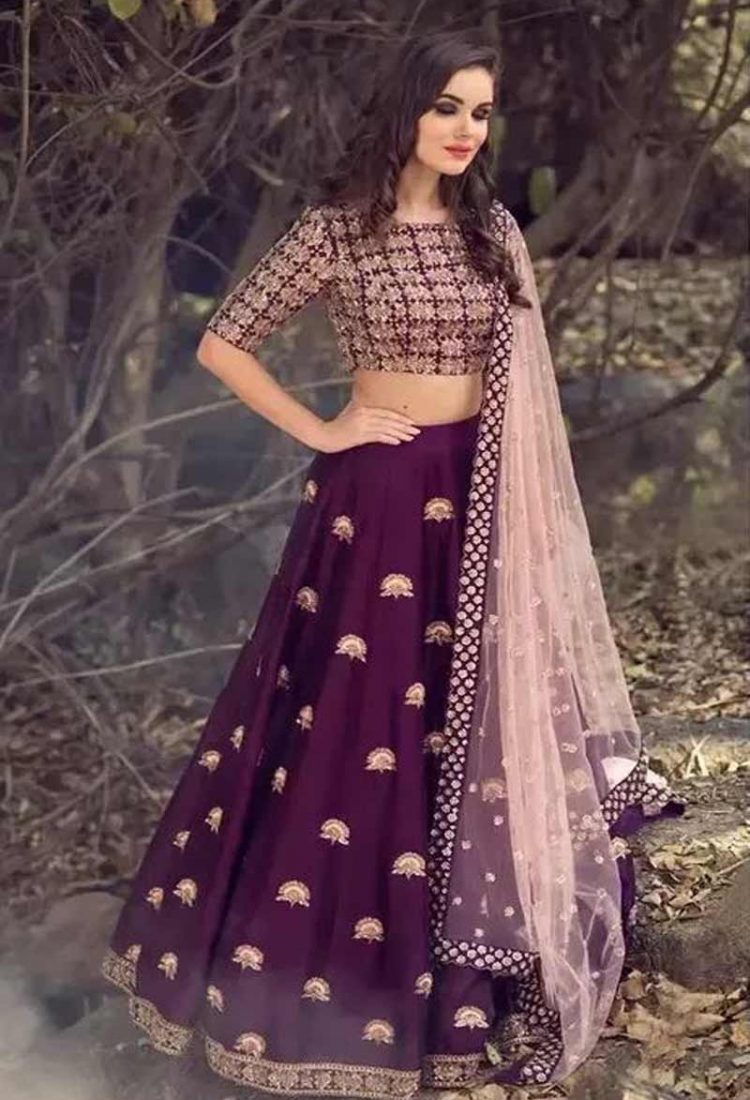 designer girlish look lehenga