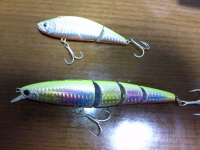 ジョイント系ルアーいろいろ 過去使用したものから期待のものまで挙げてみた