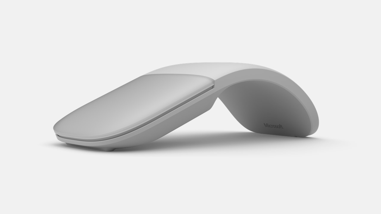Microsoft Surface Arc Maus – Bluetooth, Flach Klappbar, In Ozean-Blau | Für Surface & Windows Geräte