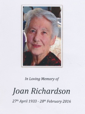 Joan Richardson (Tribute)  Surf Coast Uniting Churches