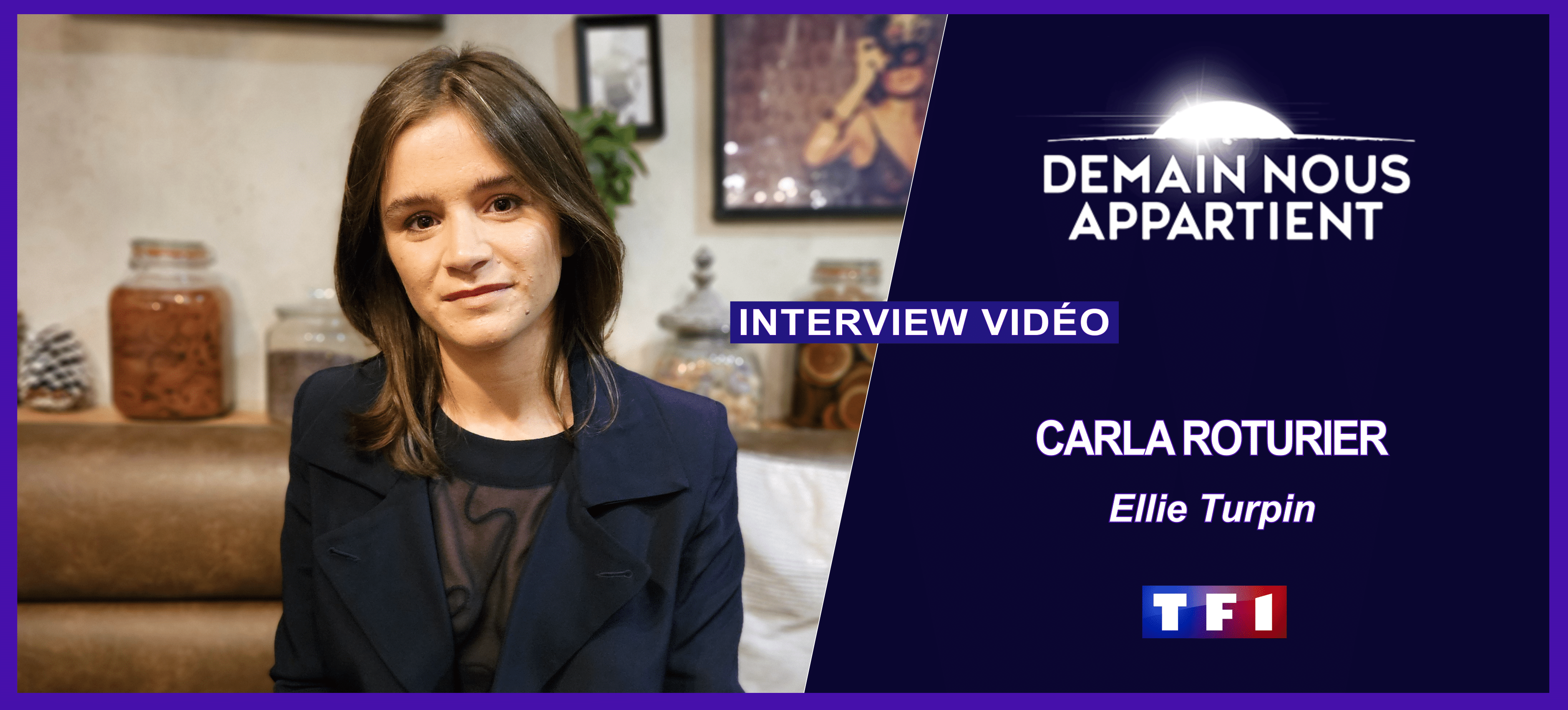 [Interview vidéo] Carla Roturier (Demain nous appartient) : « Je serai curieuse de voir Ellie chanter »