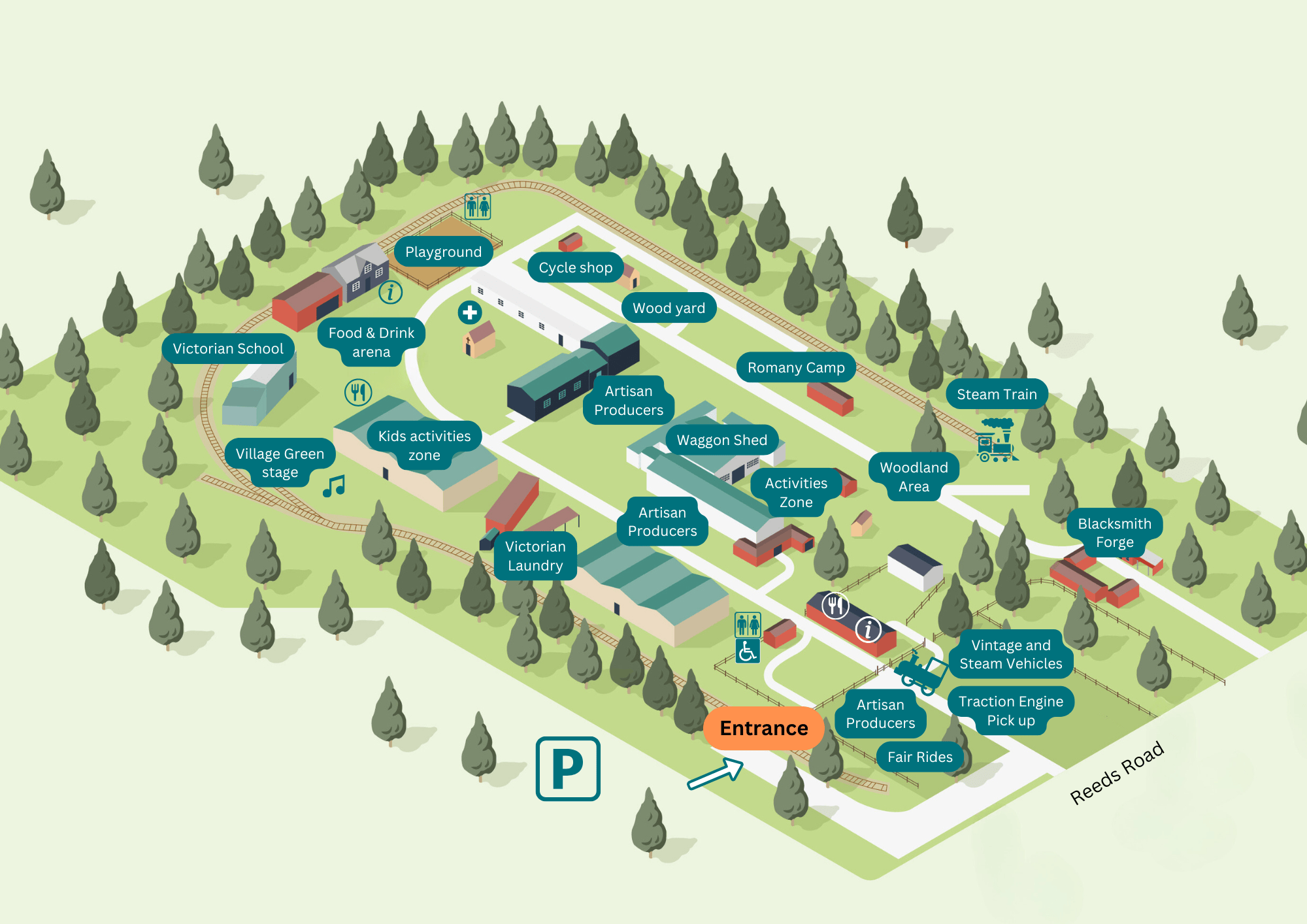 Surrey Hills Spring Fair 2026 Surrey Hills National Landscape Spring Fair Museum Map 2026 