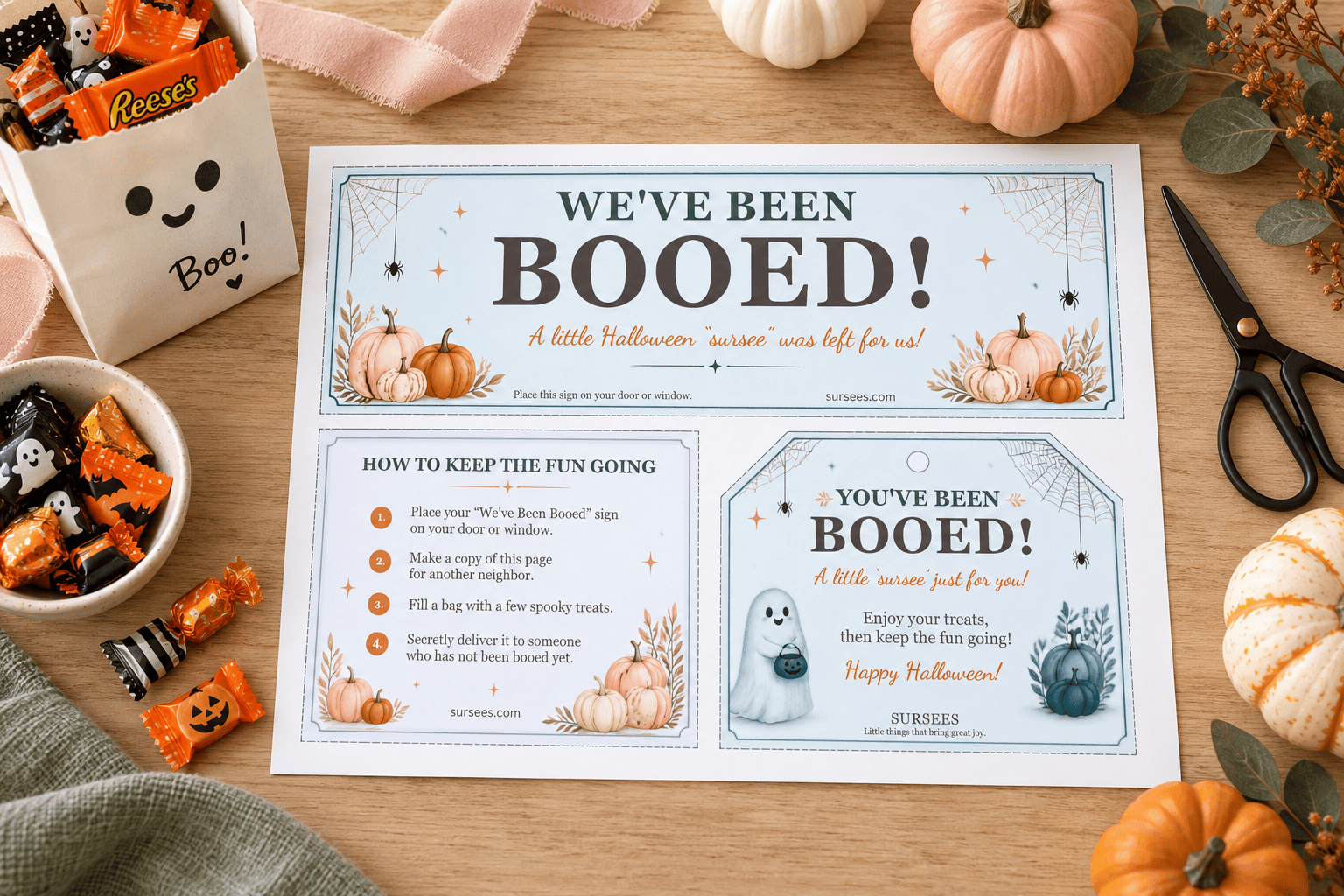 You’ve Been Booed! Free Halloween Boo Bag Printables
