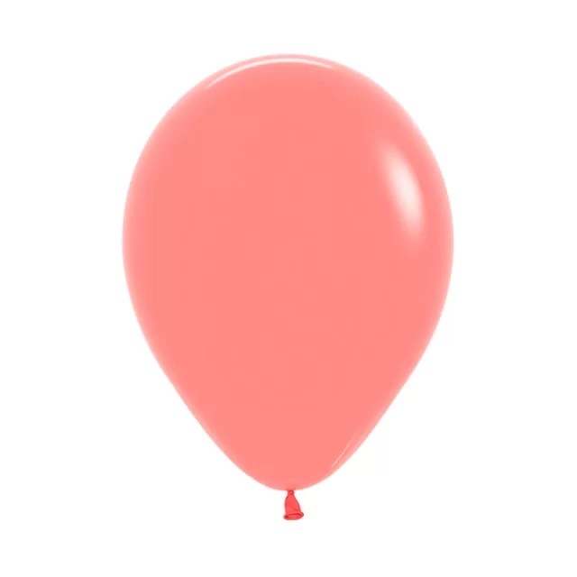 BOLSA GLOBO 50 PZS LATEX DE 12" SEMPERTEX CORAL TROPICAL