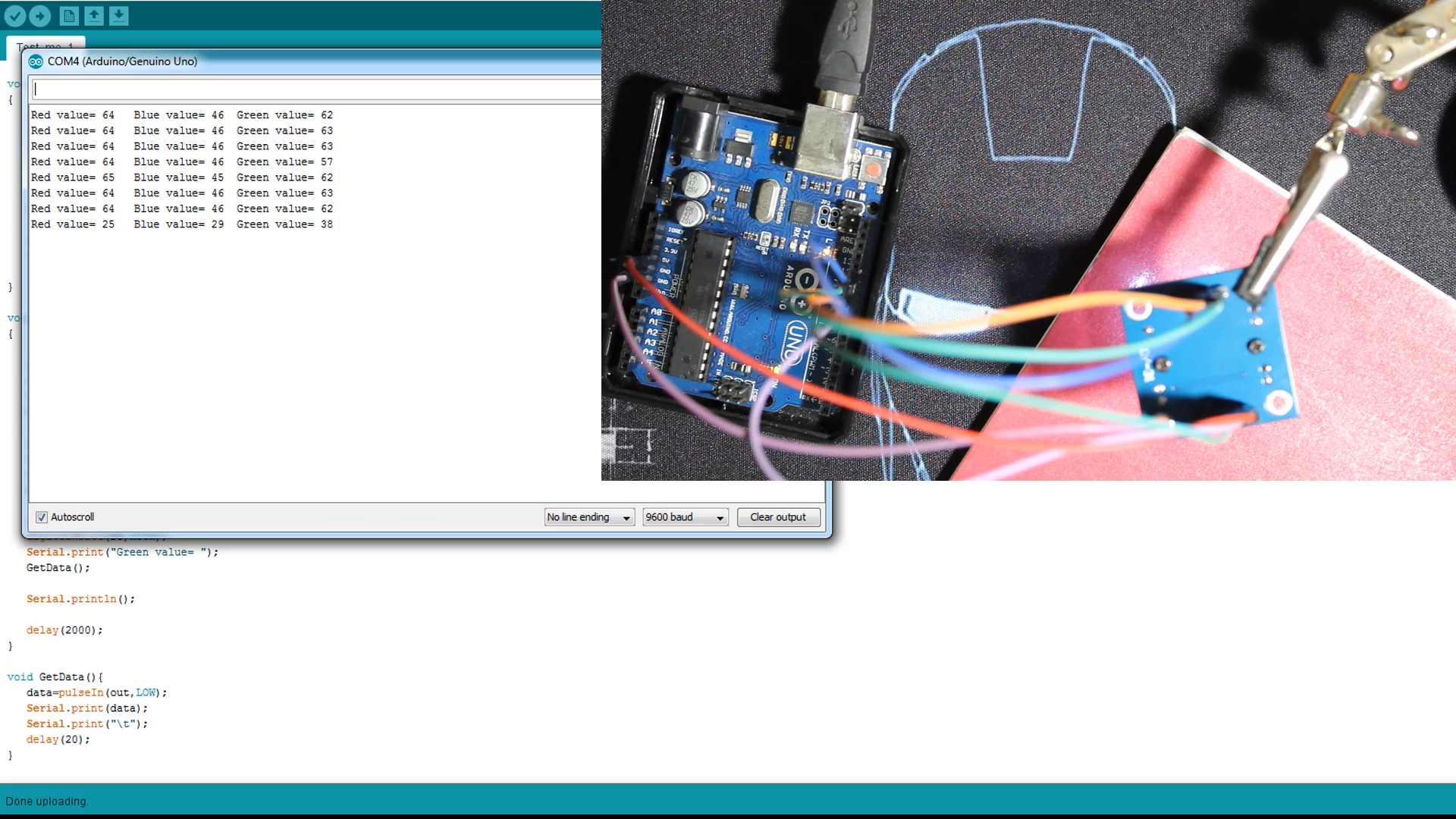 Arduino Color Detection using TCS3200 – TCS230 (GY-31) color sensor ...