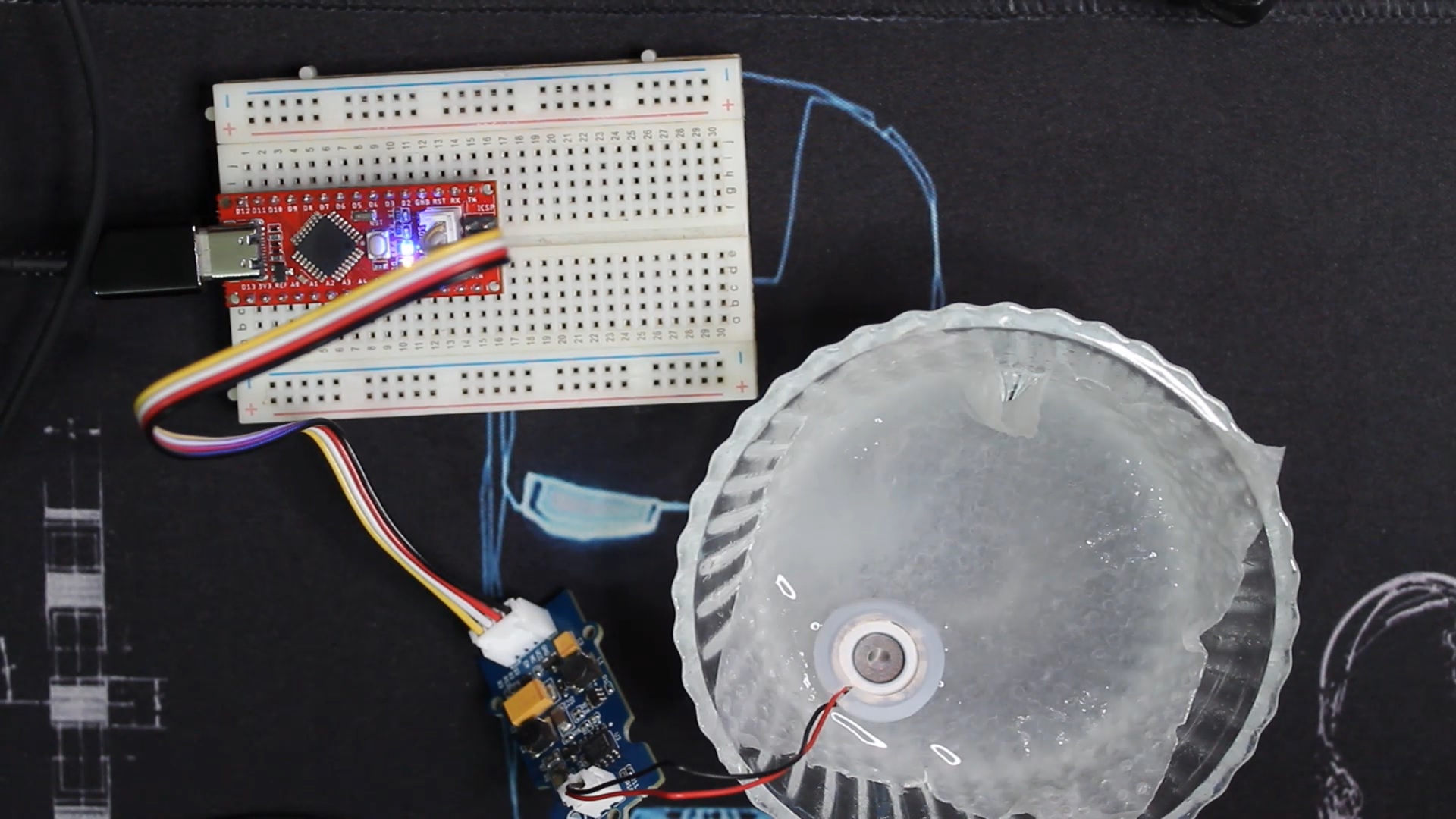 Arduino humidifier with Grove Atomization module and Seeeduino Nano and ...