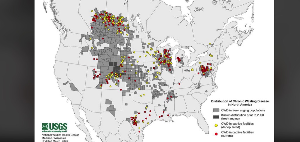 Today S Graphic The Silent Spread Of Chronic Wasting Disease CWD 2025 CWD Map Wide 
