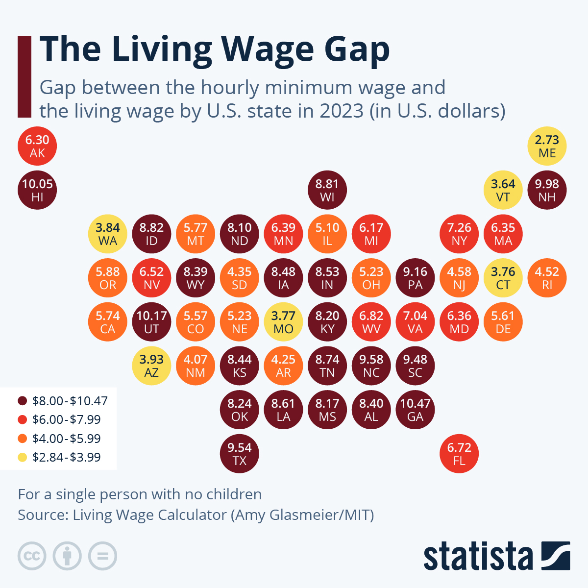 The ‘Living Wage’ Gap – From Maine To Maui