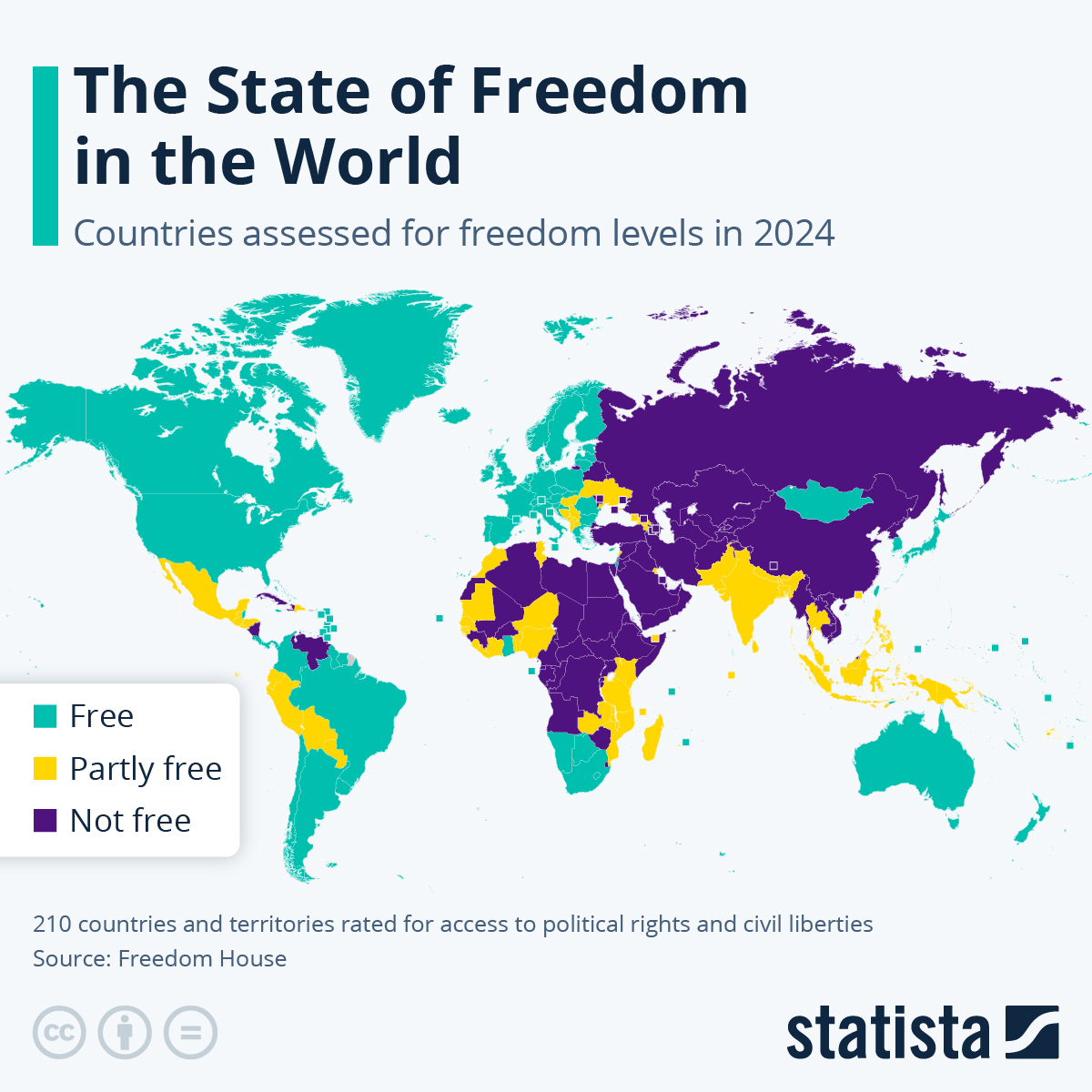 Mapping The (Declining) State Of Global Freedom