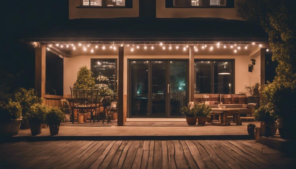 efficient lighting for security