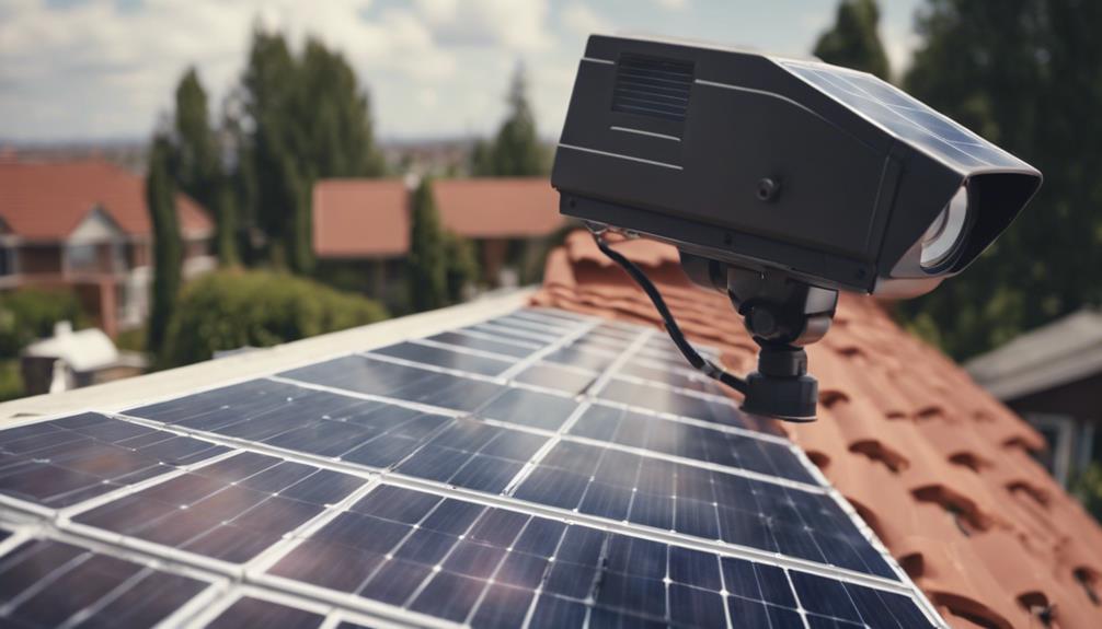 solar security system setup