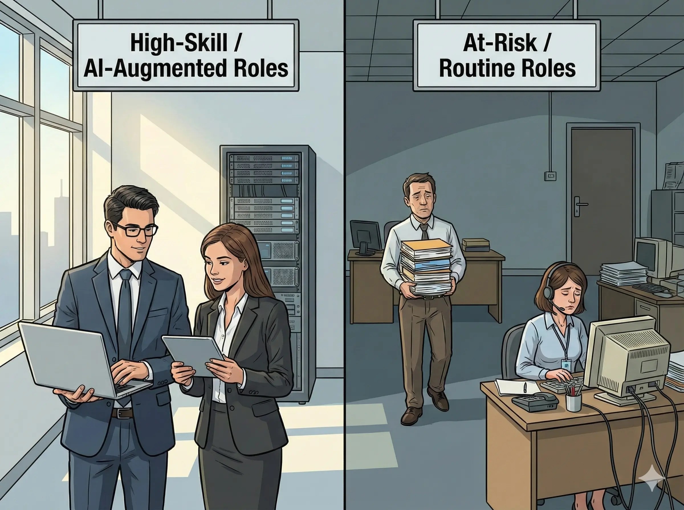 Jobs at Risk from AI: Who’s most vulnerable?
