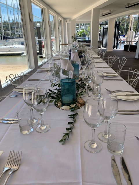Table ready for a celebration