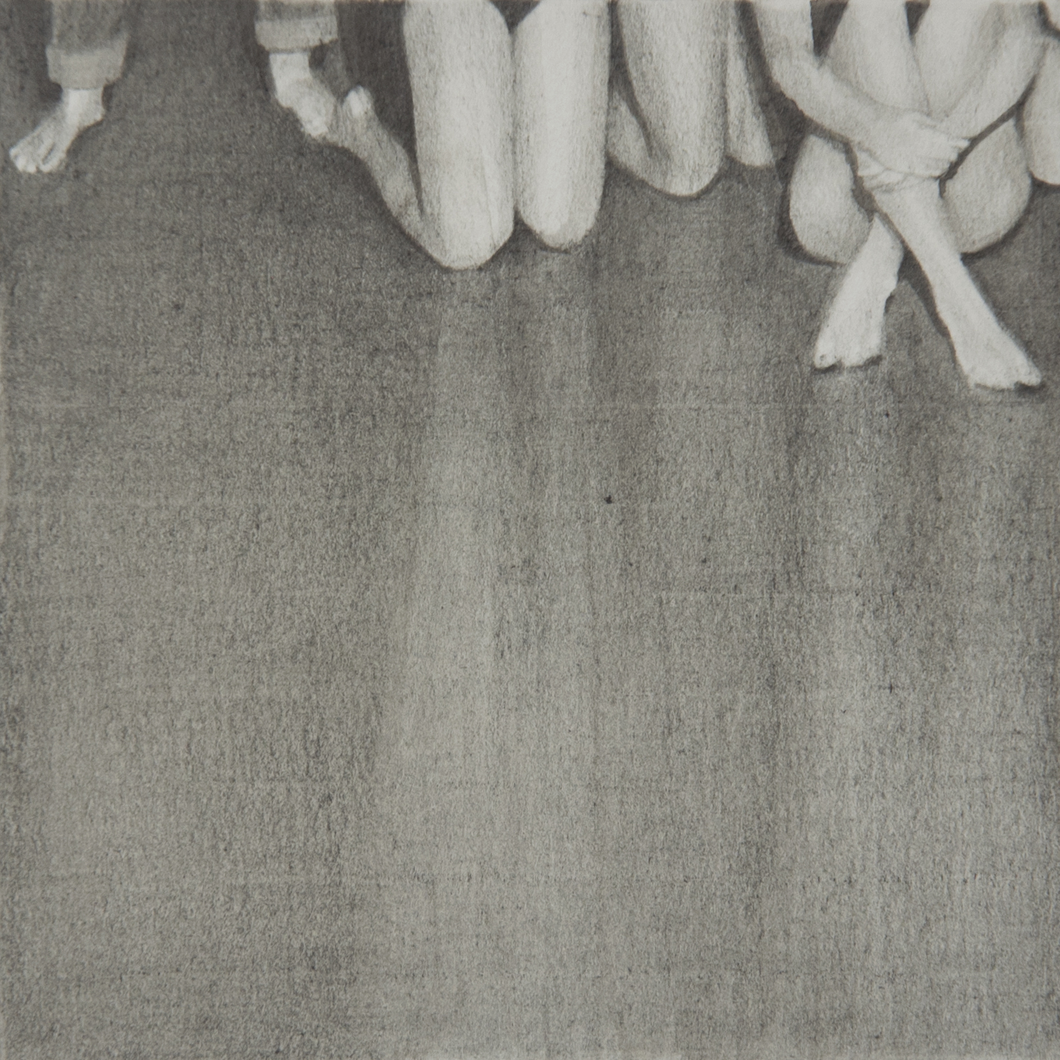 Susannah Douglas, Team (fragment 6), pencil and ink on paper, 8cm x 8cm, 2015