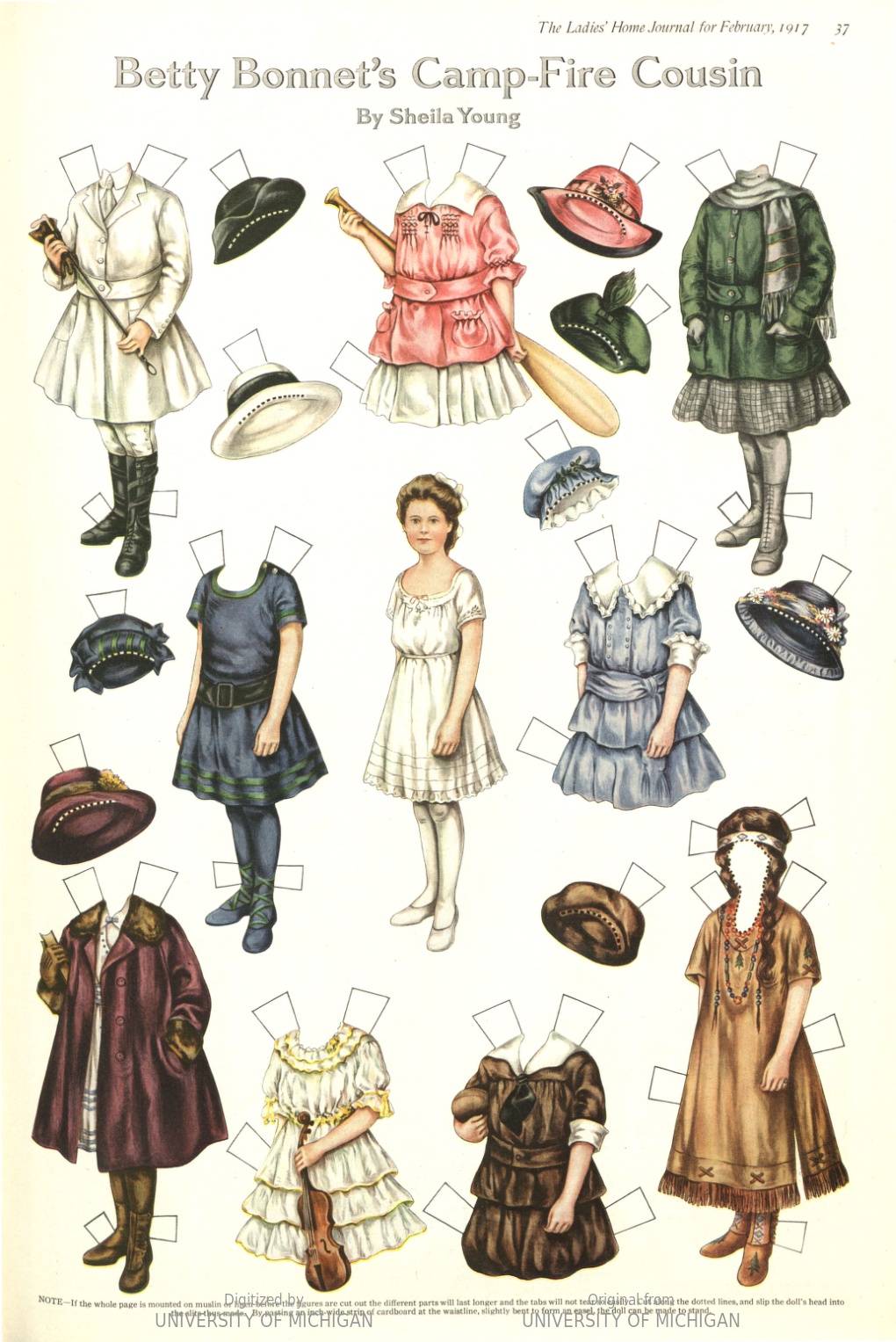 Beautiful Paper Dolls from the 1910s – Susanna Ives