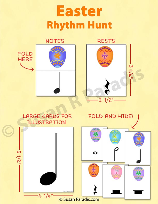 easter egg rhythm hunt susan paradis piano teaching resources