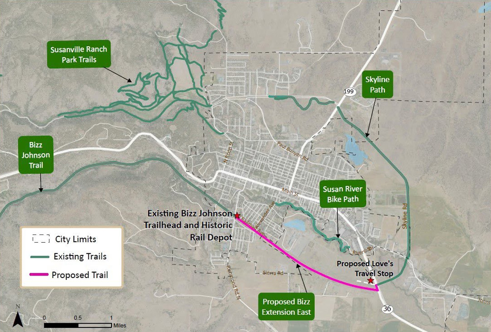 LCTC Seeking Community Input For Proposed Bizz Johnson Trail Extension Trailextmap 