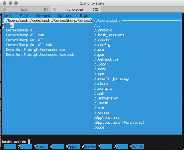 Github Sushihangover Cursessharp Curses Sharp Is A Ncurses Terminal - Stunning Landscape Pattern - Desktop