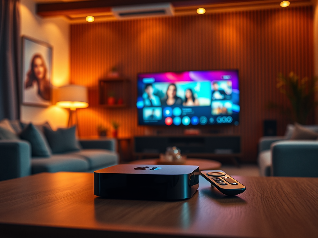 Imagen Apple TV Futurista