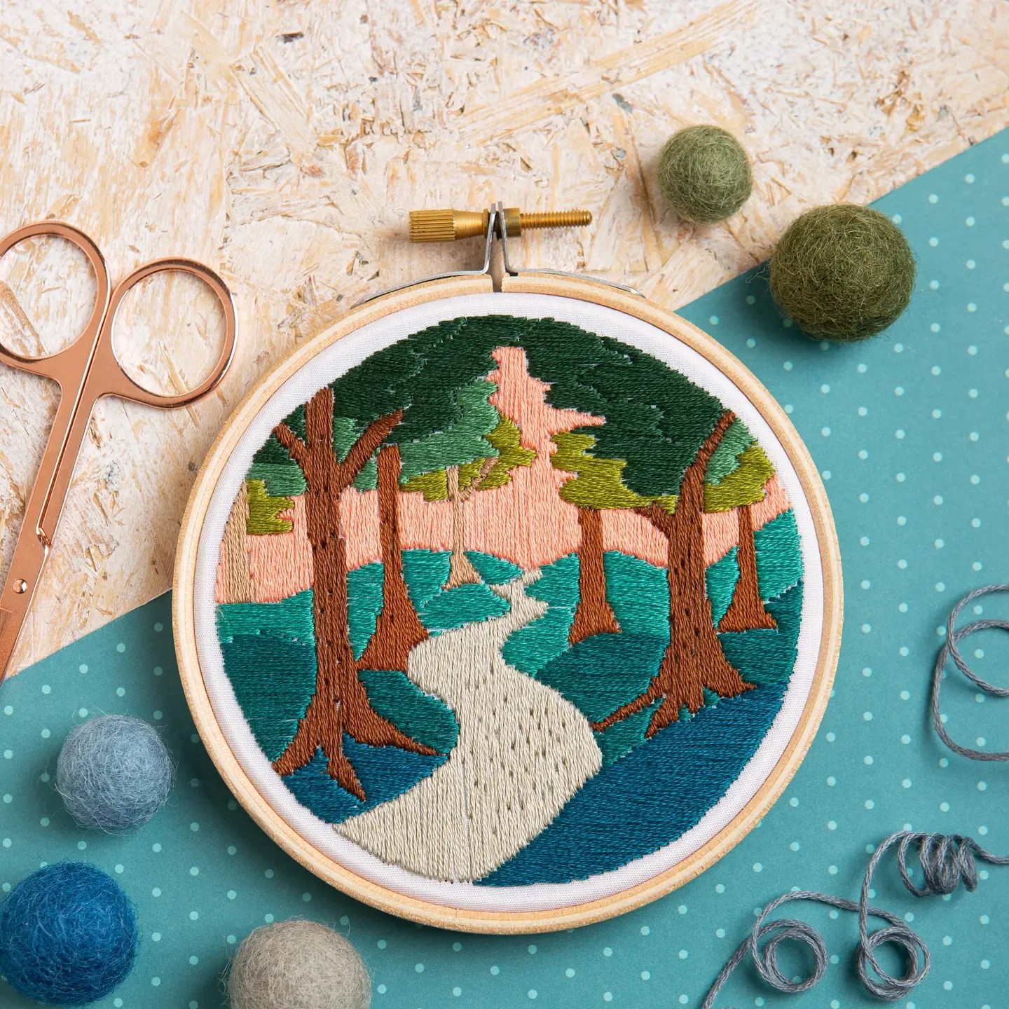 Forest Walk Mini Embroidery Kit