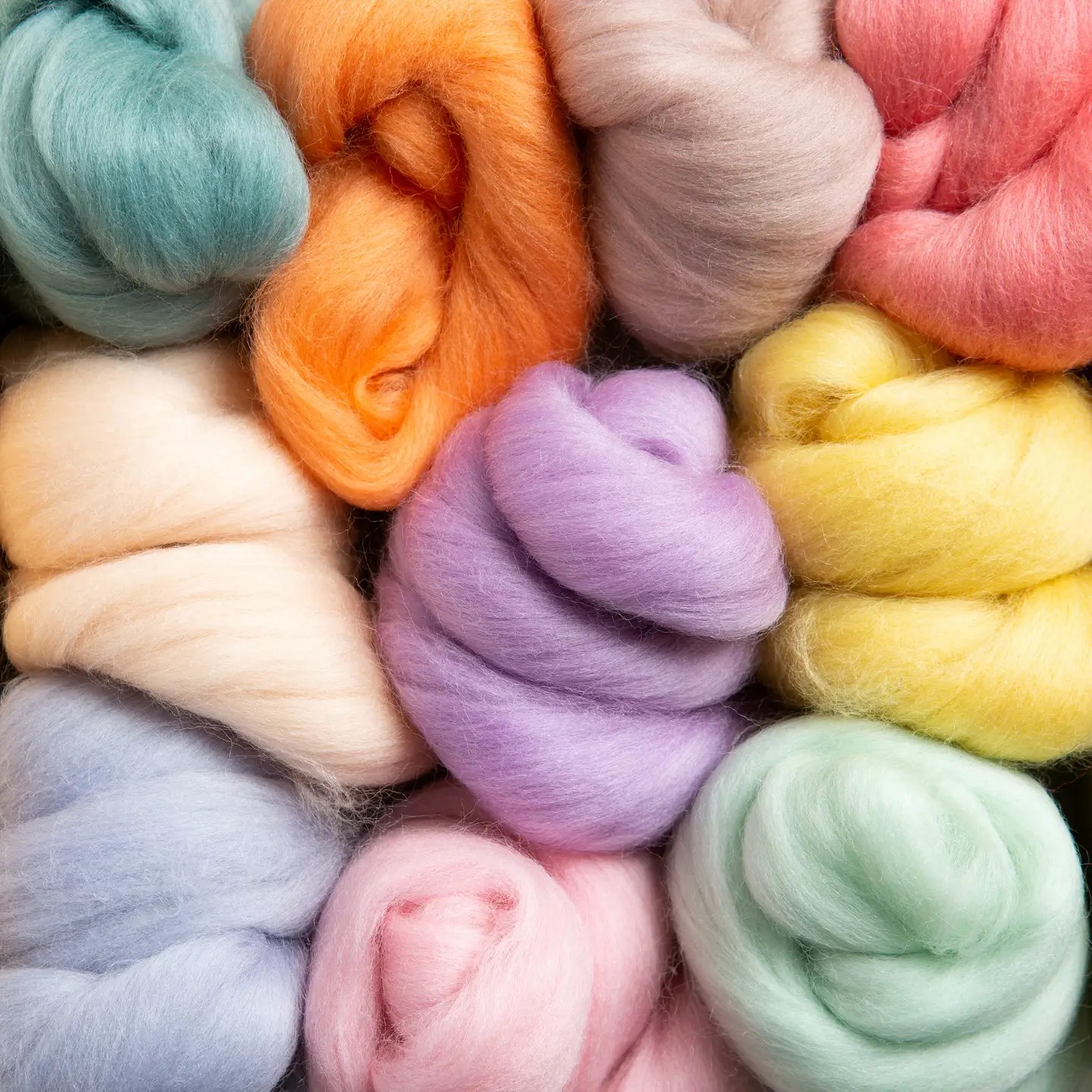 Pastels Wool Bundle | Felting and Fibre Crafts