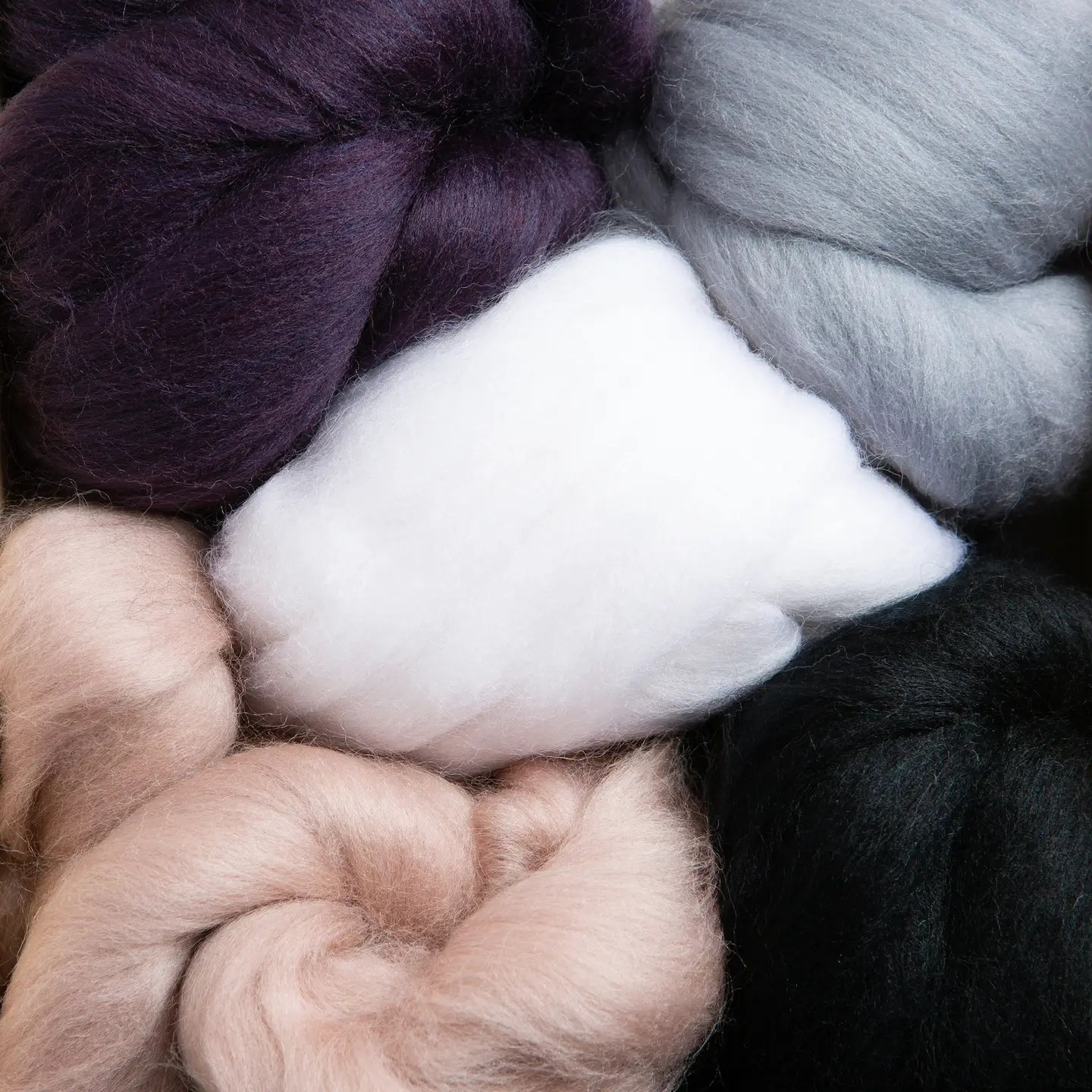 Winter Wool Bundle | Wool Tops For Needle Felting