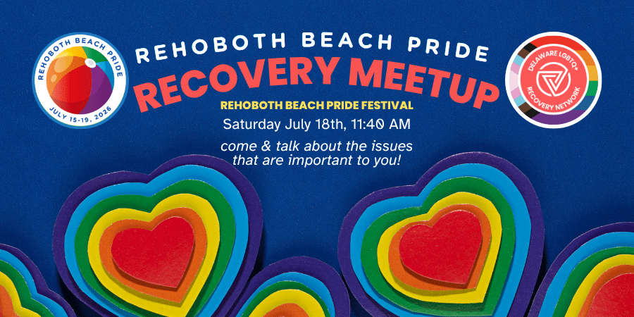 Recovery Meetup at Rehoboth Beach Pride