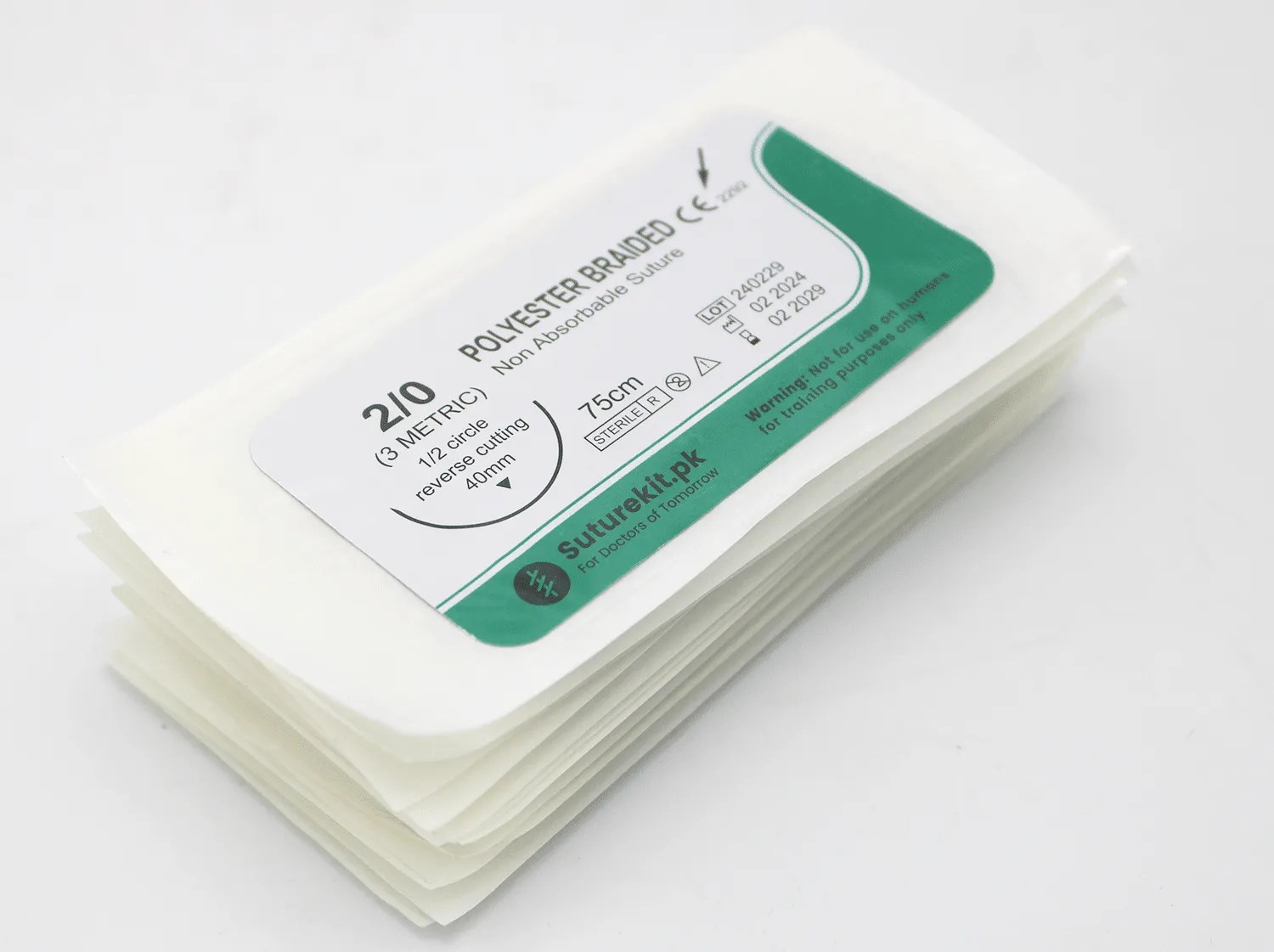 Polyester Suture Threads for Suture Practice