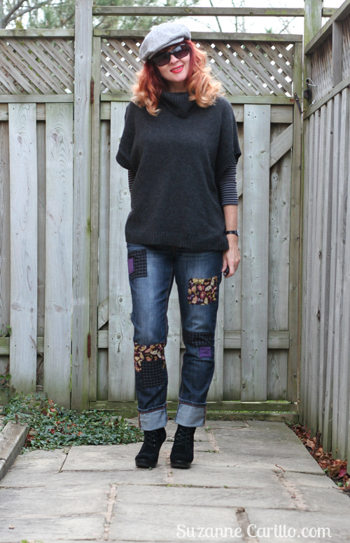 DIY Patchwork Jeans Made Easy - Suzanne 