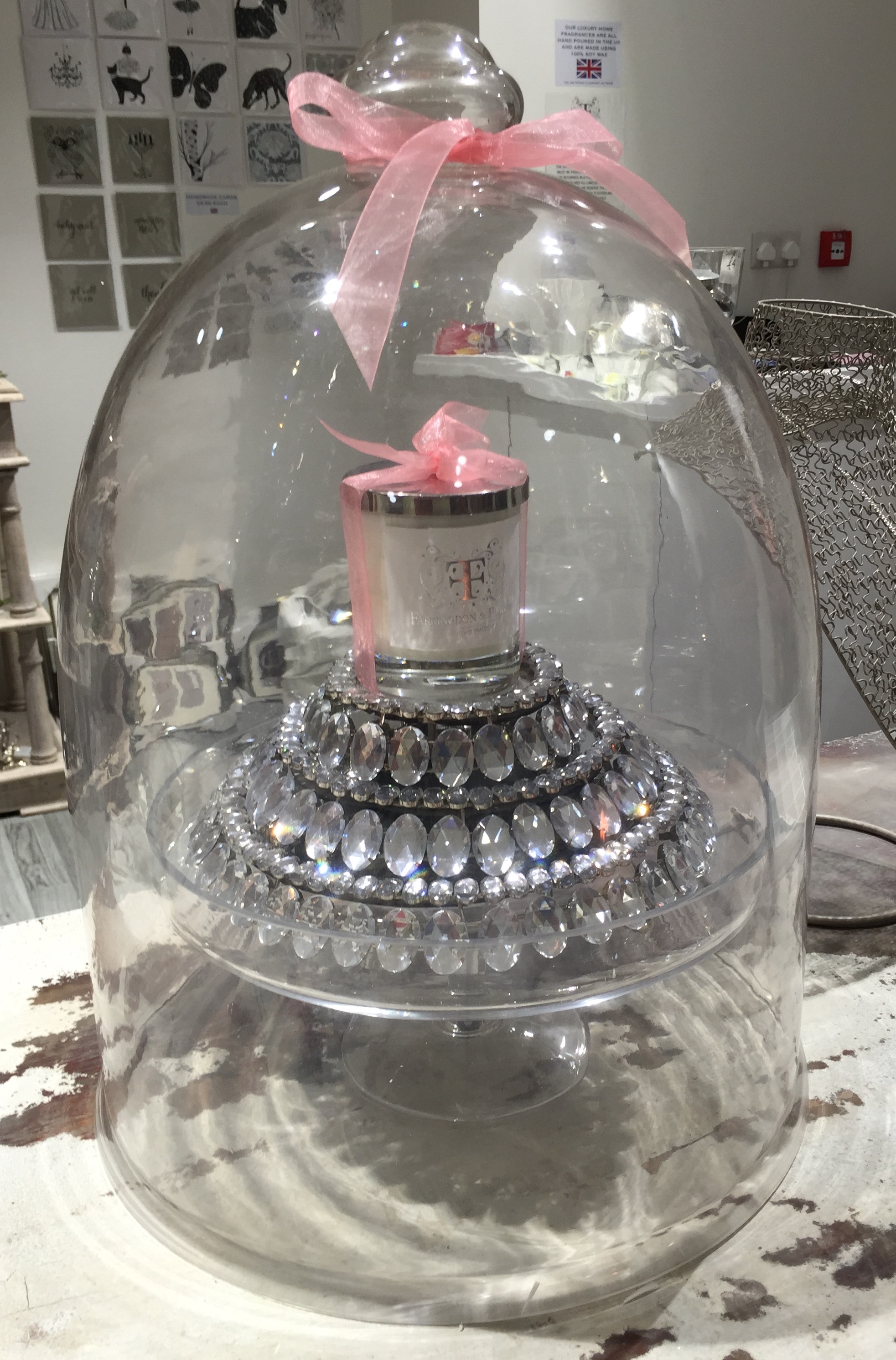 A beautiful way of displaying the candles