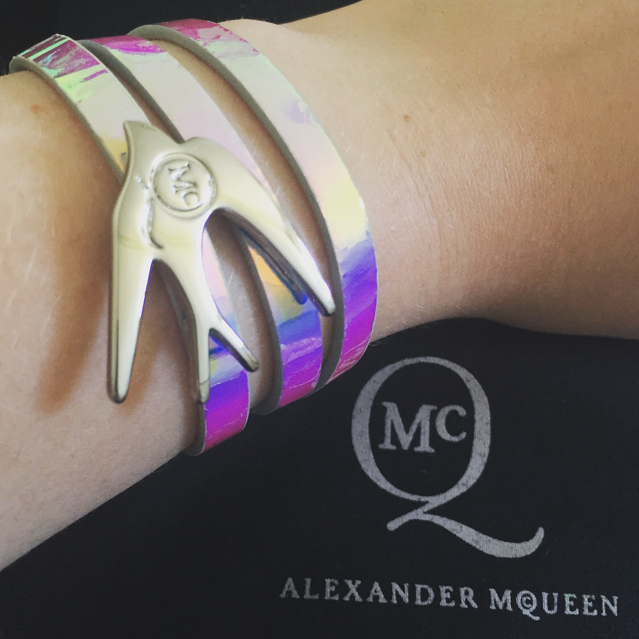 Alexander McQueen wrap bracelet