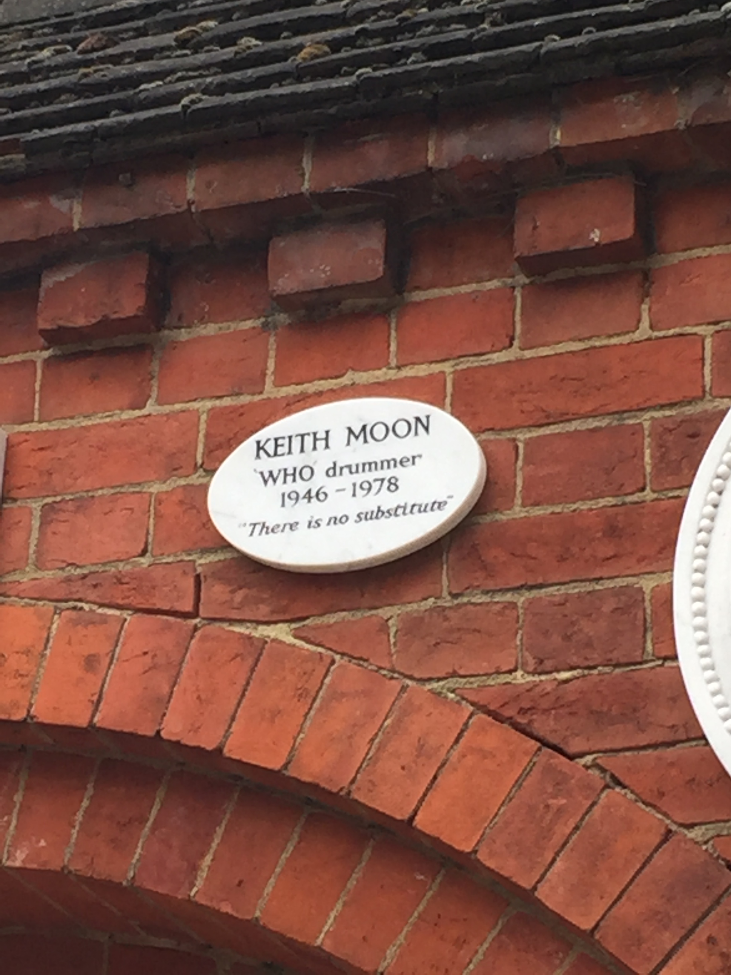 Keith Moon's plaque