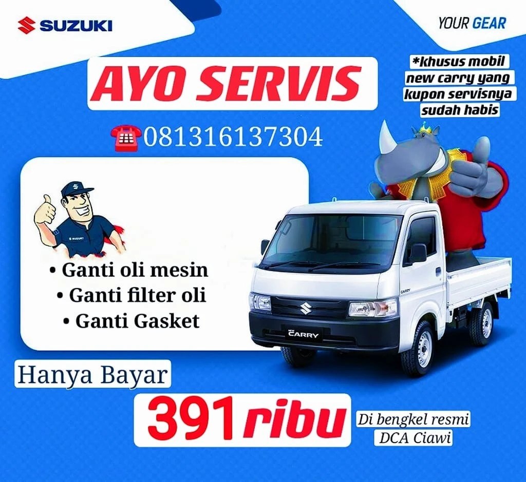 PROMO SERVIS WIRAUSAHA SUZUKI DCA BOGOR