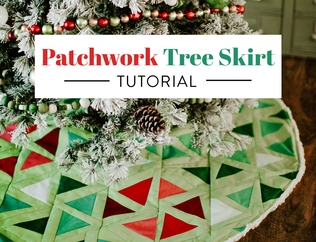 Using the basket of your. Diy Patchwork Tree Skirt Tutorial Suzy Quilts